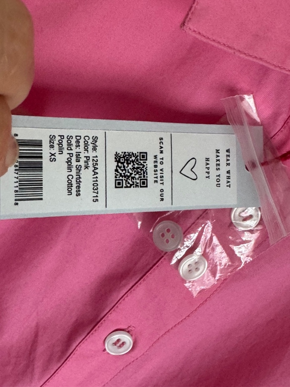 NWT, FRANCES VALENTINE, PINK ISLA DRESS!
